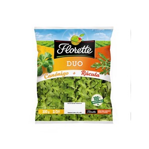 Imagen de Ensalad dúo canónigo y rúcula FLORETTE 100 g.