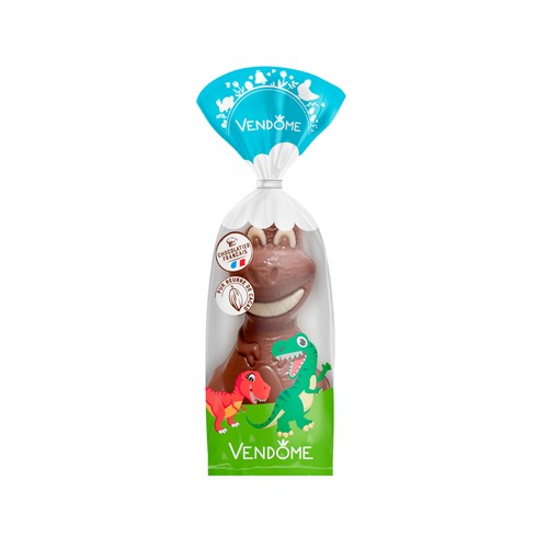 VENDOME Figura de dinosaurio T-Rex de chocolate con leche 150 g.