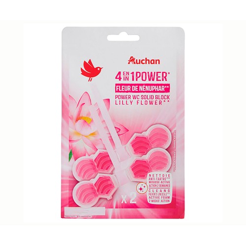 PRODUCTO ALCAMPO Pastillas WC poder 4 en 1 fragancia nenúfar PRODUCTO ALCAMPO
