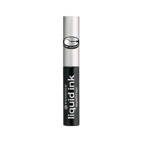 ESSENCE tono Black  Eyeliner de ojos liquido, efecto tinta .