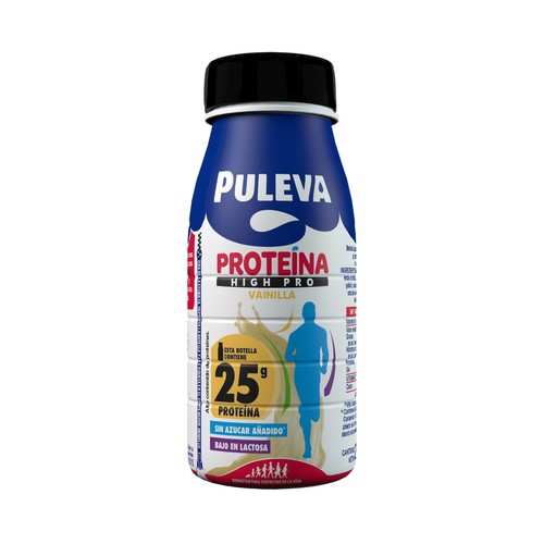 PULEVA High Pro Batido de proteínas con sabor a vainilla 250 ml.
