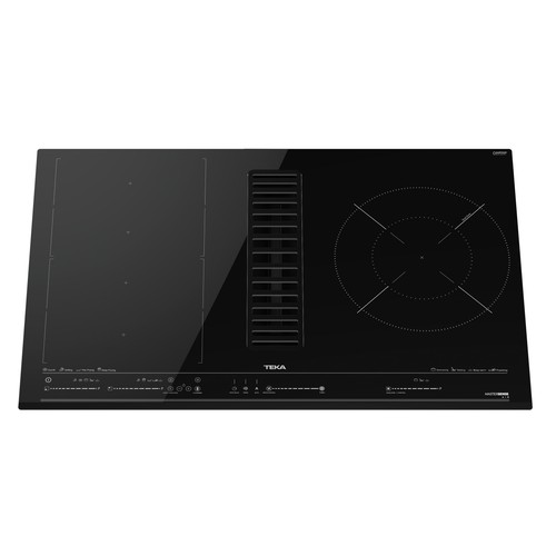 Placa inducción TEKA Mastersense Air Afc 87628 MST con extractor integrado y zona paellera, 3 zonas de cocción, potencia: 7200w, Zona flex, programable, 9 niveles de potencia por zona, A: 80cm.