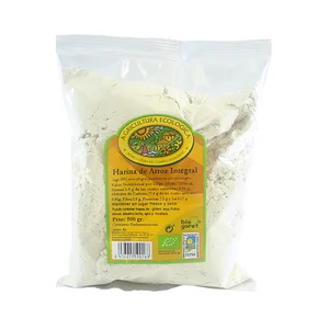 BIOGORET Harina de arroz integral procedente de agricultura ecológica BIOGORET 500 g.