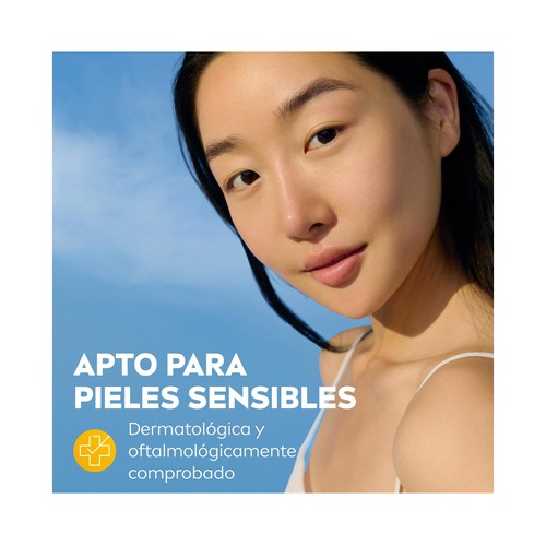 NIVEA Sun Protector solar facial con FPS 50+ (muy alto) con vitamina E 40 ml.