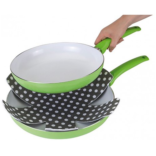 Juego de 3 protectores para sartén, METALTEX.