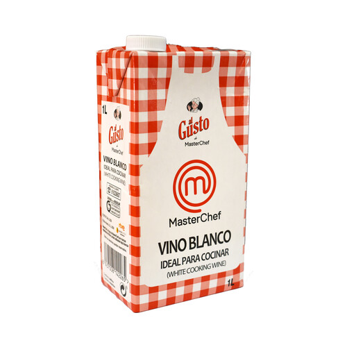 Vino blanco para cocinar AL GUSTO Masterchef brik de 1 l.