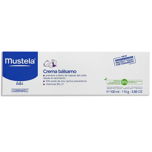 MUSTELA Crema bálsamo para la zona del pañal MUSTELA 100 ml.