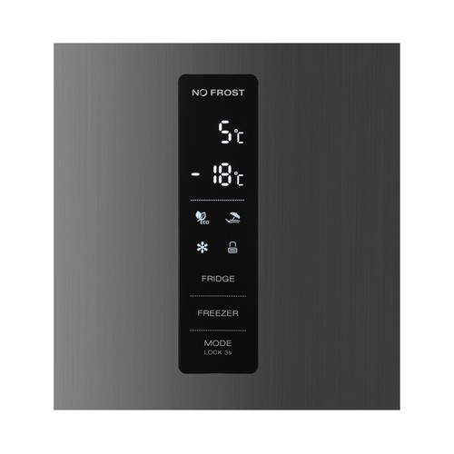 Frigorífico combi 200,5cm FAGOR 3FFK-6877X inox, No Frost, clasificación energética: C, H: 200,5cm, A: 60cm, F: 67,5cm, capacidad total: 377L.