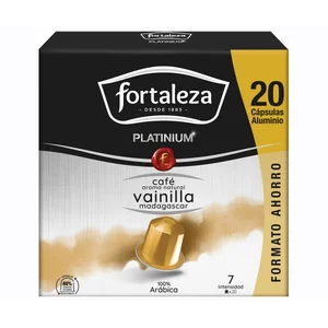 FORTALEZA Café cápsulas de vainilla madagascar I7 platinium 20 ud. 104 g.