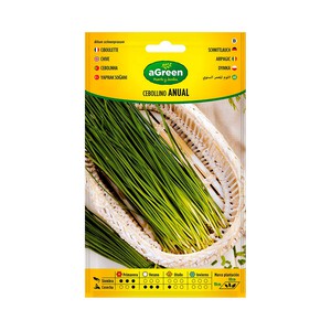 Imagen de Cebollino - 1200 Semillas (3 Gramos) - Sobre Hermético HA.