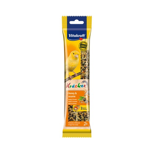 VITAKRAFT Barritas para canarios con sabor a miel VITAKRAFT 60 g.