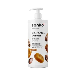 SANKO Gel de baño con aroma a caramelo y café 1 l.