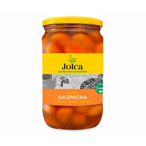 Imagen de JOLCA Aceituna verde Verdial partida, gazpacha 835 g.