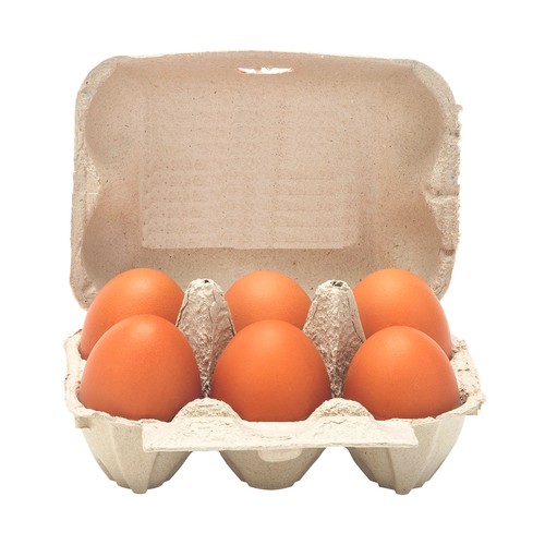 DAGU Huevos de gallinas sueltas en el gallinero clase M-L y cat. A 6 uds.