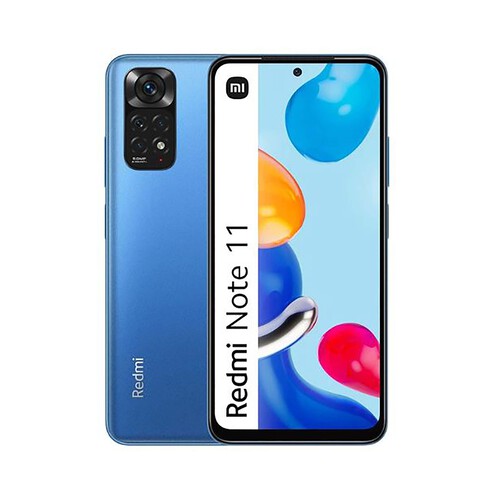 XIAOMI Redmi Note 11 azul ocaso, 128GB + 4GB Ram, pantalla 16,3cm(6,43).