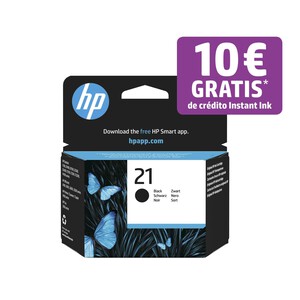 Cartucho de tinta HP 21 C9351AE, negro.