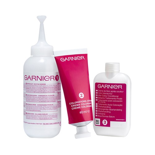 GARNIER Color sensation Coloración permanente e intensa reutilizable para bol y pincel, tono 5.0 Castaño luminoso.