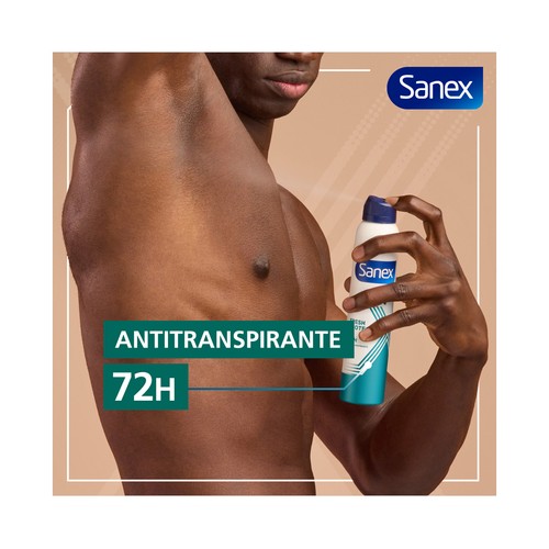 SANEX Men fresh protect Desodorante en spray para hombre antitranspirante hasta 72 horas 200 ml.