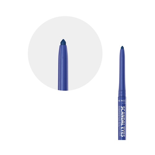 RIMMEL Scandal eyes tono 004 Cobalt blue Lápiz de ojos resistente al agua (waterproof) y de larga duración.