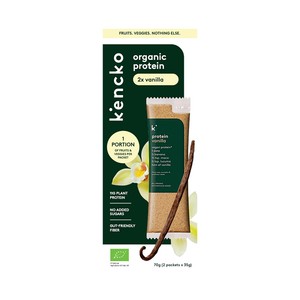 Imagen de KENCKO Mix de proteinas vegetales con frutas deshidratadas y sabor a vainilla 2 x 35 g.