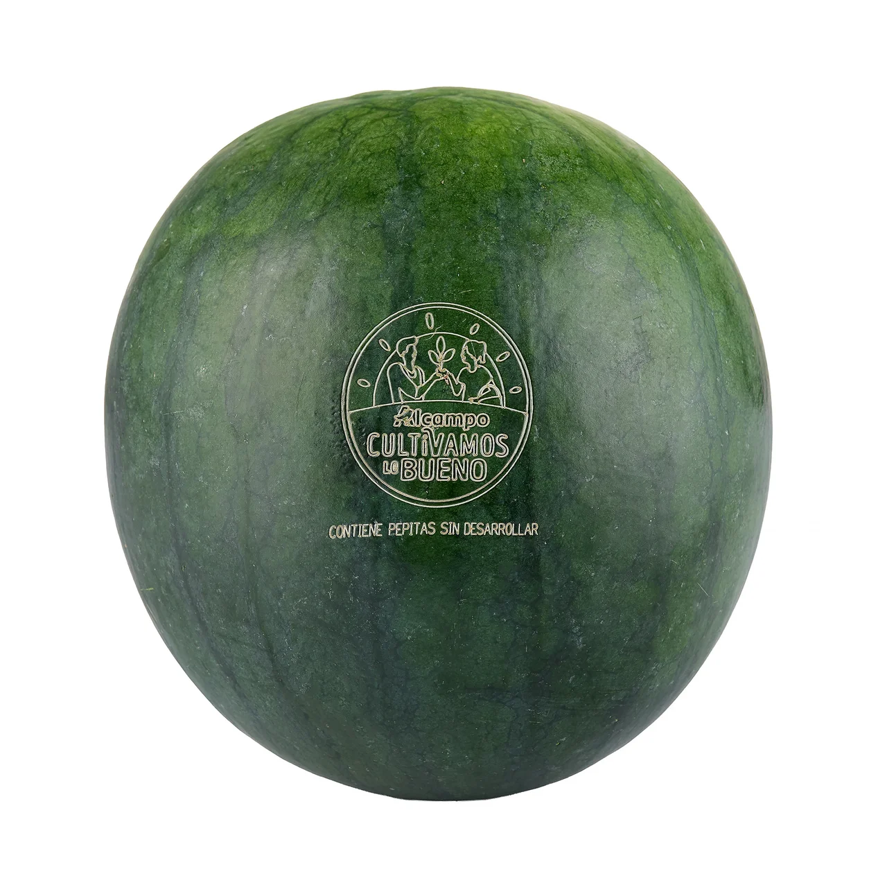 ALCAMPO CULTIVAMOS LO BUENO Sandía negra baja en semillas al peso.