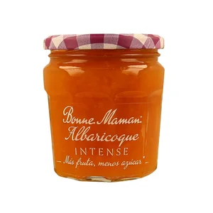 BONNE MAMAN Confitura extra de albaricoque reducida en azúcares 335 g.