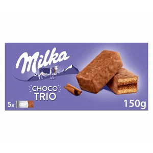 MILKA Pastelito relleno de chocolate 150 g.