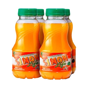 SIMON Refresco de mandarina sin gas pack 4 uds x 20 cl.