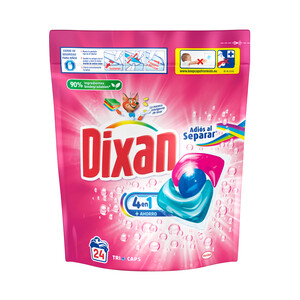 Imagen de DIXAN Adios al separar Detergente en cápsulas tanto para ropa blanca como de color 24 uds, 288 g.