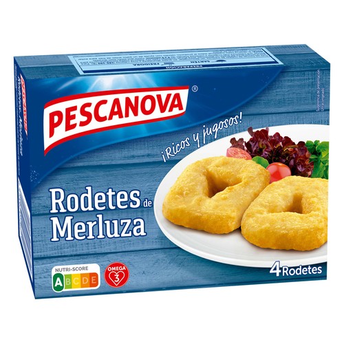 PESCANOVA Merluza a la romana en rodetes 320 g.