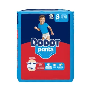 DODOT Pants (braguitas) de aprendizaje talla 8 (+ 17 kg) 21 uds.