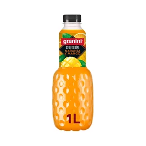 GRANINI Bebida de naranja y mango Selección botella de 1 l.