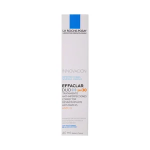 LA ROCHE POSAY Crema facial anti imperfecciones y marcas, para pieles grasas a acnéicas LA ROCHE POSAY Effaclar duo 40 ml.