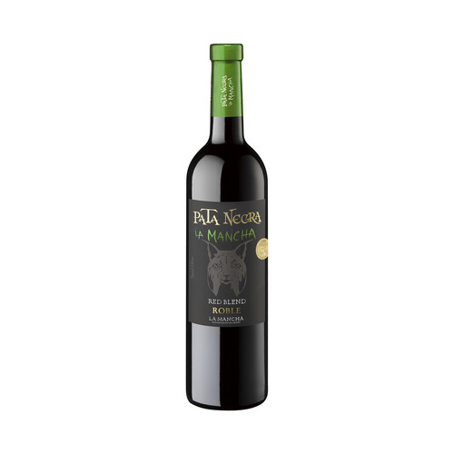 PATA NEGRA RED BLEND Vino tinto roble con D.O. La Mancha PATA NEGRA Red blend botella de 75 cl.