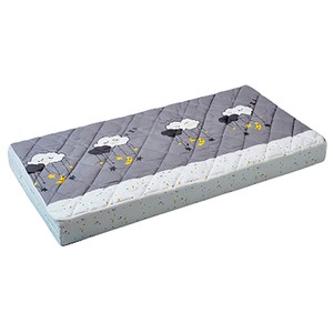 Colchón para cuna de 60x120cm, fibra poliester, ALCAMPO.
