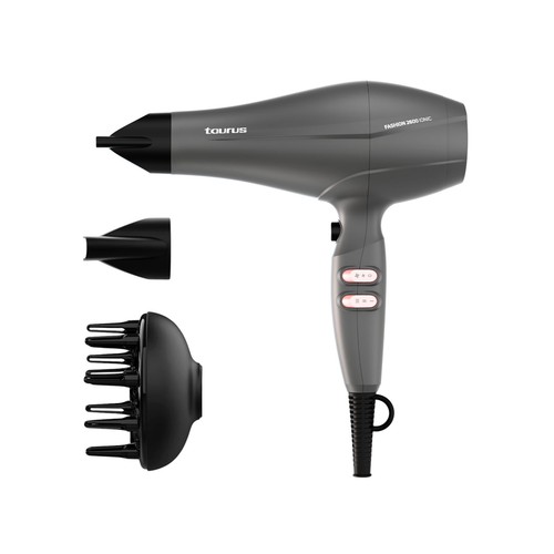 Secador de pelo TAURUS Fashion 2600 Ionic, 2600W, 6 temperaturas