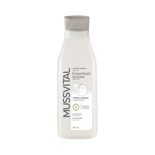 Gel de baño fórmula original MUSSVITAL, 750 ml.