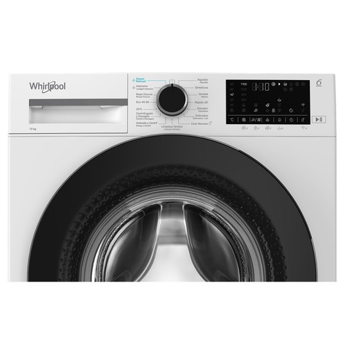 Lavadora WHIRLPOOL WAM 07WB SPT 10KG, clasificación energética: A, 1400RPM, H: 84,5cm, A: 60cm, F: 58cm.