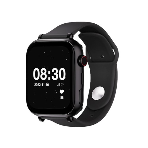 Smartwatch SAVEFAMILY SaveWatch Plus, Esfera Negra, Correa de Silicona Black".