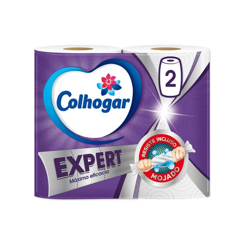 COLHOGAR Papel cocina Expert 2 = 3 rollos