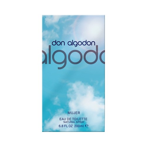 DON ALGODÓN Eau de toilette (colonia) para mujer con vaporizador en spray 200 ml.