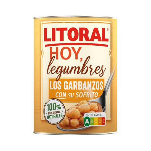 LITORAL Garbanzos cocinados al estilo de la abuela 440 g.