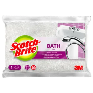 SCOTCH-BRITE Bath Estropajo de fibra para una limpieza delicada, especial baños.