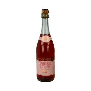 LA COLOMBARA Vino rosado lambrusco elaborado en Italia botella 75 cl.