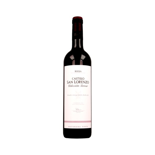 CASTILLO DE SAN LORENZO Colección terroir Vino tinto maturano con D.O Ca. Rioja botella de 75 cl.