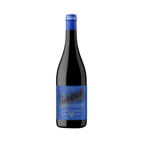 VALDERIVERO Vendimia seleccionada Vino tinto Mencía con D.O. Bierzo botella 75 cl.