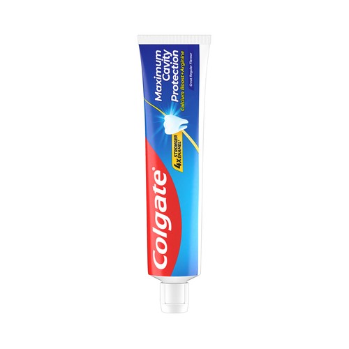 COLGATE Maximum protection Pasta de dientes con flúor, calcio, sabor tradicional 50 ml.