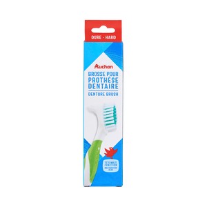 PRODUCTO ALCAMPO Cepillo dental con cabezal multifunción y filamentos duros, especial prótesis dentales.