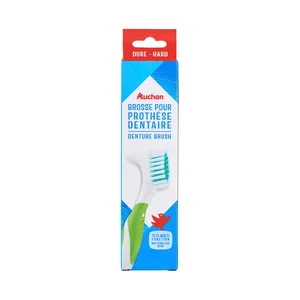 PRODUCTO ALCAMPO Cepillo dental con cabezal multifunción y filamentos duros, especial prótesis dentales.