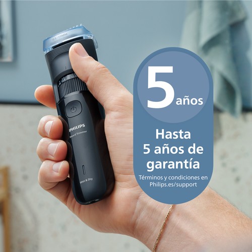 Barbero PHILIPS BT3620/15, uso seco y humedo, con cable/sin cable, autonomía de 70 min